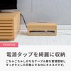 Smart-i MOKUREN RF-034-NA Storage Case, Natural, 12.6 x 4.9 x 4.5 inches (320 x 125 x 115 mm), Premium Wood (Veneer) Tap Case view 4