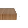 BambooMN Premium Bamboo End Grain Kitchen Cutting Board Flat - 7" x 7" x 1" - 3 Pieces view 3
