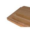 BambooMN Premium Bamboo End Grain Kitchen Cutting Board Flat - 7" x 7" x 1" - 3 Pieces view 4