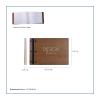 LifeSong Milestones Personalized 20th Wedding Anniversary Guest Book for Couple - Husband and Wife 20 Year of Marriage Celebration, Wooden Walnut Signature Registry Guest Book (Walnut (Egvd)) view 4