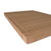 BambooMN Premium Bamboo End Grain Kitchen Cutting Board with Juice Grooves - 16.9" x 11.75" x 1" - 3 Pieces view 3