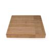BambooMN Premium Bamboo End Grain Kitchen Cutting Board with Juice Grooves - 10" x 10" x 1" - 10 Pieces view 2