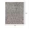 JONATHAN Y Ziri Moroccan Geometric Gray/Cream Indoor Area Rug, 8x10, Bohemian, Scandinavian, Easy-Cleaning for Living Room, Bedroom, Kitchen, Pet Friendly, Non-Shedding (MOH210B-8) view 2