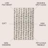 JONATHAN Y Aisha Moroccan Triangle Geometric Cream/Gray Indoor Area Rug, 8x10, Contemporary, Modern, Easy-Cleaning for Living Room, Bedroom, Kitchen, Pet Friendly, Non-Shedding (MOH206B-8) view 2