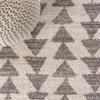 JONATHAN Y Aisha Moroccan Triangle Geometric Cream/Gray Indoor Area Rug, 8x10, Contemporary, Modern, Easy-Cleaning for Living Room, Bedroom, Kitchen, Pet Friendly, Non-Shedding (MOH206B-8) view 4