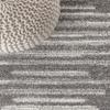 JONATHAN Y Aya Berber Stripe Geometric Gray/Cream Indoor Area Rug, 8x10, Contemporary, Modern, Easy-Cleaning for Living Room, Bedroom, Kitchen, Pet Friendly, Non-Shedding (MOH205B-8) view 4