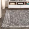 JONATHAN Y Amir Moroccan Beni Souk Gray/Cream Indoor Area Rug, 8x10, Bohemian, Scandinavian, Easy-Cleaning for Living Room, Bedroom, Kitchen, Pet Friendly, Non-Shedding (MOH200C-8) view 3