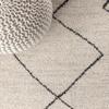 JONATHAN Y Zaina Moroccan Beni Souk Cream/Black Indoor Area Rug, 8x10, Contemporary, Modern, Easy-Cleaning for Living Room, Bedroom, Kitchen, Pet Friendly, Non-Shedding (MOH203A-8) view 4