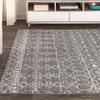 JONATHAN Y Izil Moroccan Beni Souk Gray/Cream Indoor Area Rug, 8x10, Bohemian, Scandinavian, Easy-Cleaning for Living Room, Bedroom, Kitchen, Pet Friendly, Non-Shedding (MOH209B-8) view 3