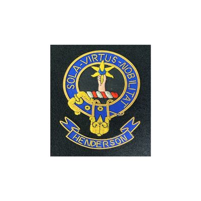 Henderson Scottish Clan Embroidered Blazer Crest