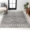 JONATHAN Y Amir Moroccan Beni Souk Gray/Cream Indoor Area Rug, 5x8, Bohemian, Scandinavian, Easy-Cleaning for Living Room, Bedroom, Kitchen, Pet Friendly, Non-Shedding (MOH200C-5) view 1