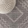 JONATHAN Y Amir Moroccan Beni Souk Gray/Cream Indoor Area Rug, 5x8, Bohemian, Scandinavian, Easy-Cleaning for Living Room, Bedroom, Kitchen, Pet Friendly, Non-Shedding (MOH200C-5) view 4