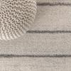 JONATHAN Y Williamsburg Minimalist Stripe Cream/Gray Indoor Area Rug, 5x8, Contemporary, Modern, Easy-Cleaning for Living Room, Bedroom, Kitchen, Pet Friendly, Non-Shedding (MOH201A-5) view 4