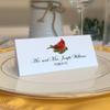 Northern Cardinal Winter and Holiday Place Cards, Set of 150, Pre-cut and Scored - Wedding, Party, Dinner, and Special Events - Made in the USA view 1