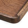 Kalmar Home Acacia Wood Square Serving Tray, 14" x 14" x 2" view 3