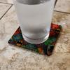 Batman and Villains Pattern Low Profile Novelty Cork Coaster Set view 2