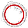 "1 GJS Gourmet Silicone Sealing Ring Compatible with 10 Quart Instant Pot including Model Duo NOVA 100 (1 Ring, 10 Quart)". This ring is not created or sold by Instant Pot. view 3