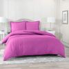100% Egyptian Cotton 3Pc Duvet Set, King Size - 3Pc (1pc Duvet Cover + 2Pc Pillowcases), Hotel Quality 800 TC, 600 GSM,Radiant Orchid Purple, (90"x102") view 2