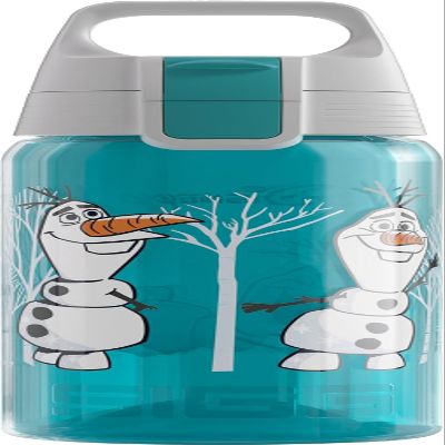 Sigg - Kids Water Bottle - Viva One Disney Olaf - Suitable For Carbonated Beverages - Leakproof - Dishwasher Safe - BPA Free - Sports & Bike - Light Blue - 0.5L