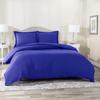 100% Egyptian Cotton 3Pc Duvet Set, King Size - 3Pc (1pc Duvet Cover + 2Pc Pillowcases), Hotel Quality 800 TC, 600 GSM,Royal Blue, (90"x102") view 2