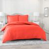 Bedding Castle 100% Egyptian Cotton 3Pc Comforter Duvet Set, Full Size - 3Pc (1pc Comforter Duvet Cover + 2Pc Pillowcases), Hotel Quality 800 TC, 600 GSM,Orange, (90"x90") view 2