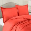 Bedding Castle 100% Egyptian Cotton 3Pc Comforter Duvet Set, Full Size - 3Pc (1pc Comforter Duvet Cover + 2Pc Pillowcases), Hotel Quality 800 TC, 600 GSM,Orange, (90"x90") view 3