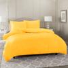 100% Egyptian Cotton 3Pc Duvet Set, King Size - 3Pc (1pc Duvet Cover + 2Pc Pillowcases), Hotel Quality 800 TC, 600 GSM,Yellow, (90"x102") view 2