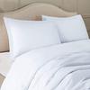 100% Egyptian Cotton 3Pc Duvet Set, King Size - 3Pc (1pc Duvet Cover + 2Pc Pillowcases), Hotel Quality 800 TC, 600 GSM, Ice Blue, (90"x102") view 3