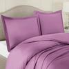 100% Egyptian Cotton 3Pc Duvet Set, King Size - 3Pc (1pc Duvet Cover + 2Pc Pillowcases), Hotel Quality 800 TC, 600 GSM,Lavender Dream, (90"x102") view 3