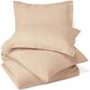 100% Egyptian Cotton 3Pc Duvet Set, King Size - 3Pc (1pc Duvet Cover + 2Pc Pillowcases), Hotel Quality 800 TC, 600 GSM,Taupe, (90"x102") view 1