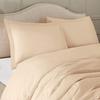 100% Egyptian Cotton 3Pc Duvet Set, King Size - 3Pc (1pc Duvet Cover + 2Pc Pillowcases), Hotel Quality 800 TC, 600 GSM,Taupe, (90"x102") view 3
