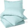 100% Egyptian Cotton 3Pc Duvet Set, King Size - 3Pc (1pc Duvet Cover + 2Pc Pillowcases), Hotel Quality 800 TC, 600 GSM,Light Baby Blue, (90"x102") view 1