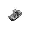 Prolinemax 50 Pc Chrome 3 Way Inside Shelf Connector Clip 3/16" Tempered Glass Shelf view 1