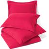 100% Egyptian Cotton 3Pc Duvet Set, King Size - 3Pc (1pc Duvet Cover + 2Pc Pillowcases), Hotel Quality 800 TC, 600 GSM,Hot Pink, (90"x102") view 1