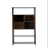 Boraam Selma Bookcase, Right Facing, Cappuccino view 4