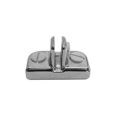 Prolinemax 3 Way Inside Shelf Connector Clip 3/16'' Tempered Glass Shelf 5 Pc Chrome