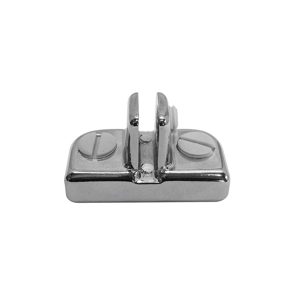 Prolinemax 3 Way Inside Shelf Connector Clip 3/16'' Tempered Glass Shelf 5 Pc Chrome