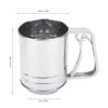 Powder Sifter Stainless Steel Flour Powder Sugar Shaker Double Layer Fine Mesh Sieve Spices Strainer Handheld Baking Tool view 2