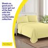 1500 Supreme Collection Twin XL Sheet Sets Pale Yellow - 3 Piece Bed Sheets and Pillowcase Set for Twin XL Mattress - Extra Soft, Elastic Corner Straps, Deep Pocket Sheets, Twin XL Pale Yellow view 2
