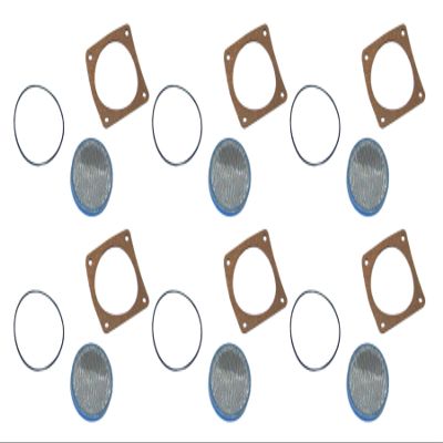 6 (Six) SSC 126G 3005719 Pump Strainer Suntec Screens Mectron w/Gaskets & 'O' Rings Fit Riello Burners ONLY