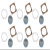 6 (Six) SSC 126G 3005719 Pump Strainer Suntec Screens Mectron w/Gaskets & 'O' Rings Fit Riello Burners ONLY view 1