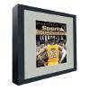 CountryArtHouse Sports Illustrated (94-Current) Magazine Display Solid Wood Frame - Acrylic, Backing, and Gray Mat - Fits Magazine Sized 8" x10 1/2" view 2