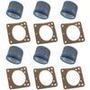 6 (Six) SSC 110/3715171/ RS917/ 'B' Pump Strainer Screen w/Gaskets Fit Suntec 2-Stage Pump Screen view 1