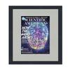 CountryArtHouse Scientific American Magazine Solid Wood Frame - Complete with Acrylic, Backing, and Grey Mat - Display Magazines Sized 8"x11" view 1