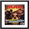 CountryArtHouse MAD Magazine Display Solid Wood Frame - Complete with Acrylic, Backing, and White Mat - Showcase Any Magazine Sized 8" x 11" view 1