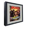 CountryArtHouse MAD Magazine Display Solid Wood Frame - Complete with Acrylic, Backing, and Grey Mat - Showcase Any Magazine Sized 8" x 11" view 2