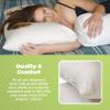 Bean Products Euro Size Premium Kapok Pillow - Breathable, Eco-Friendly and Durable Organic Cotton Fabric Neck Pillow - Soft and Supportive for Neck Support and Comfort - Made in The USA, 12" x 20" view 4