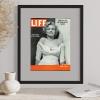 CountryArtHouse LIFE Magazine Solid Wood Picture Frame For Medium Sized 10.5" x 14" | Gray Mat 3" Wide for Outer Frame Size 13.5x17 view 1