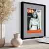 CountryArtHouse LIFE Magazine Solid Wood Picture Frame For Medium Sized 10.5" x 14" | Gray Mat 3" Wide for Outer Frame Size 13.5x17 view 4