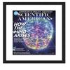 CountryArtHouse Scientific American Magazine Solid Wood Frame - Complete with Acrylic, Backing, and White Mat - Display Magazines Sized 8"x11" view 1